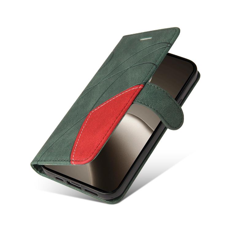 For Xiaomi 15T Pro 5G Dual-color Splicing Flip Leather Phone Case