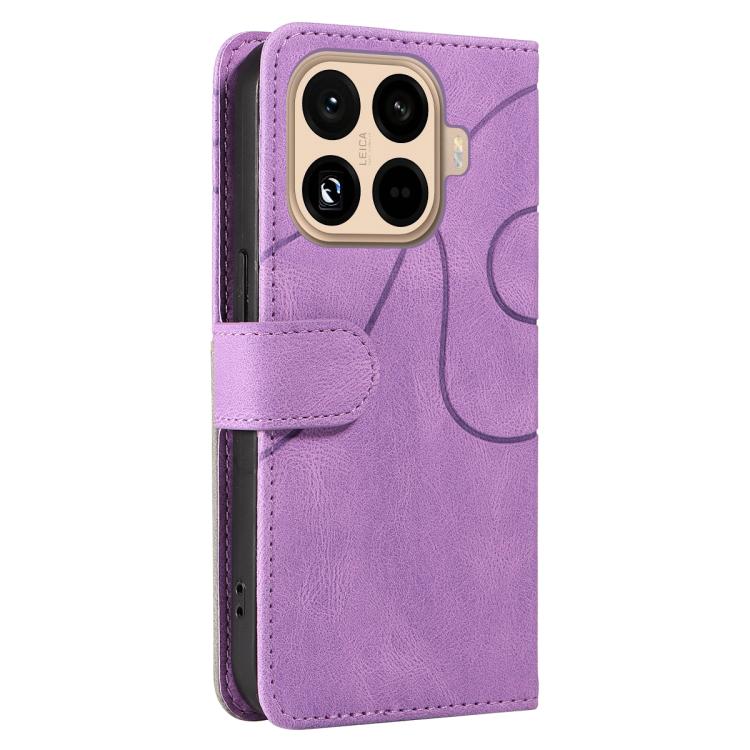 For Xiaomi 15T Pro 5G Dual-color Splicing Flip Leather Phone Case