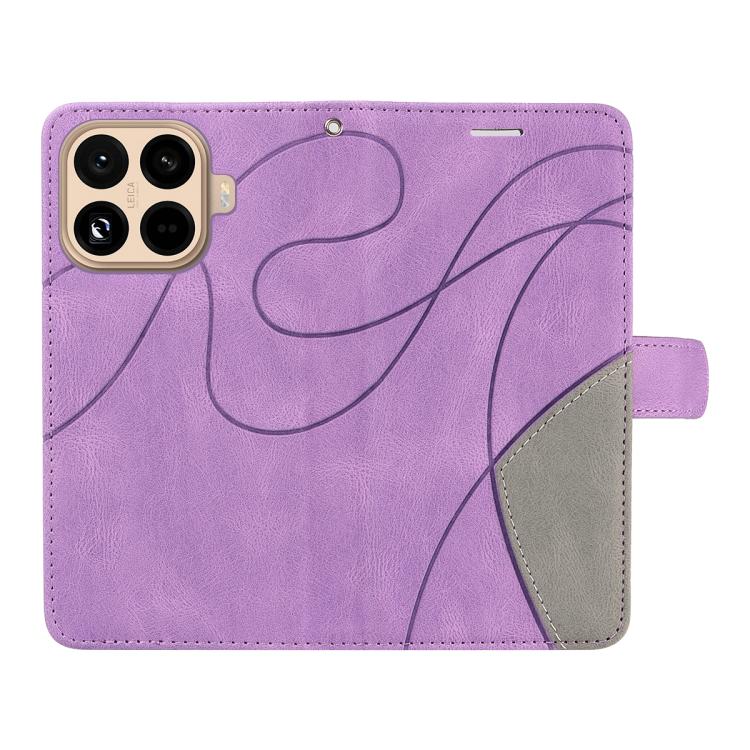 For Xiaomi 15T Pro 5G Dual-color Splicing Flip Leather Phone Case