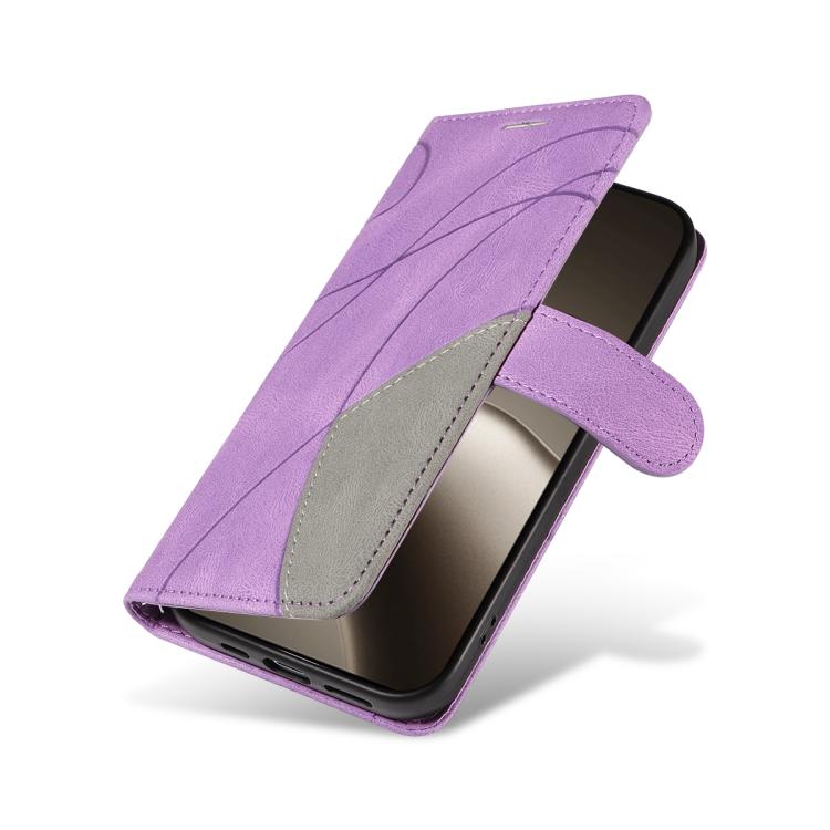 For Xiaomi 15T Pro 5G Dual-color Splicing Flip Leather Phone Case