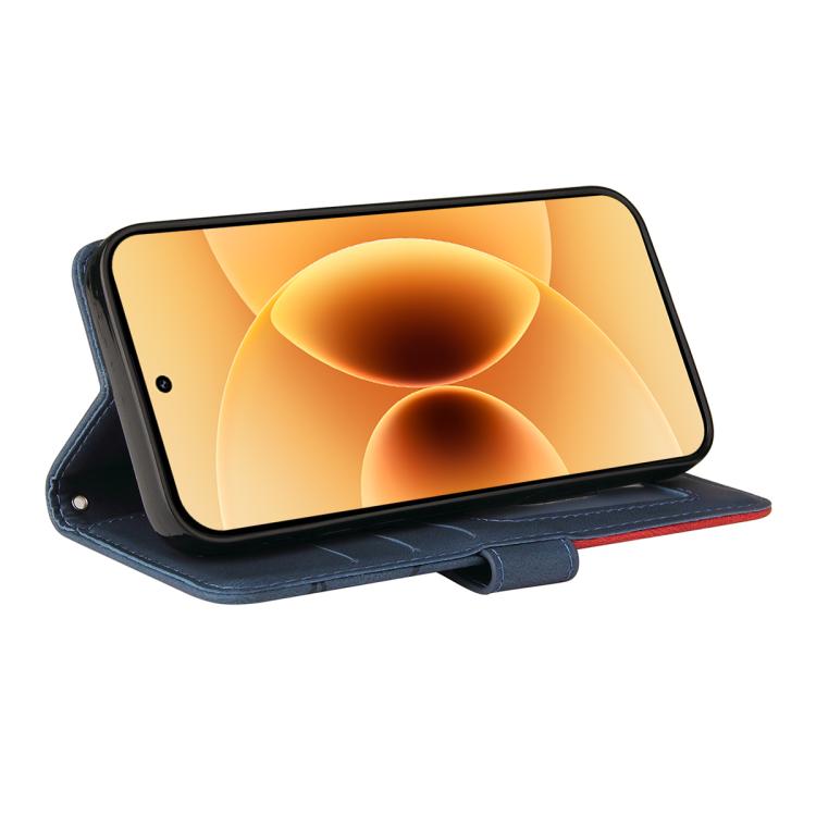 For Xiaomi 17 Dual-color Splicing Flip Leather Phone Case