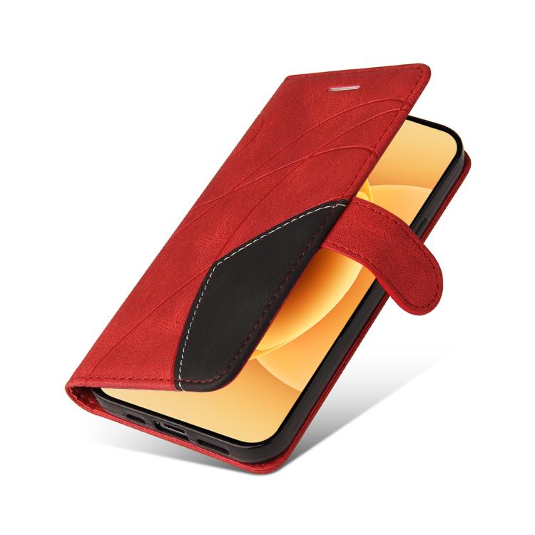 For Xiaomi 17 Dual-color Splicing Flip Leather Phone Case
