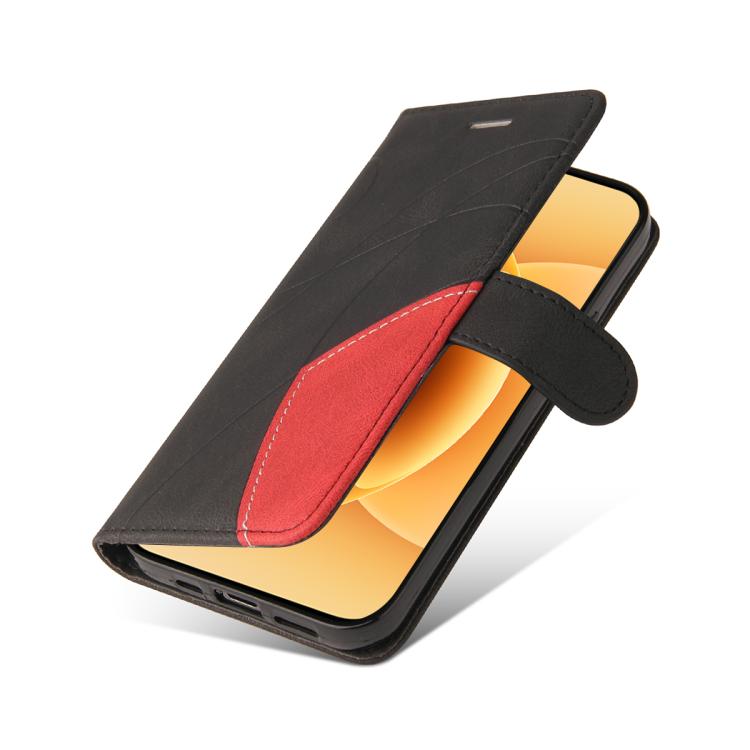 For Xiaomi 17 Dual-color Splicing Flip Leather Phone Case