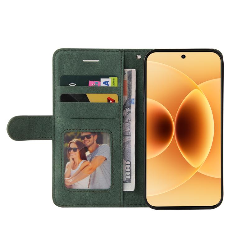 For Xiaomi 17 Dual-color Splicing Flip Leather Phone Case