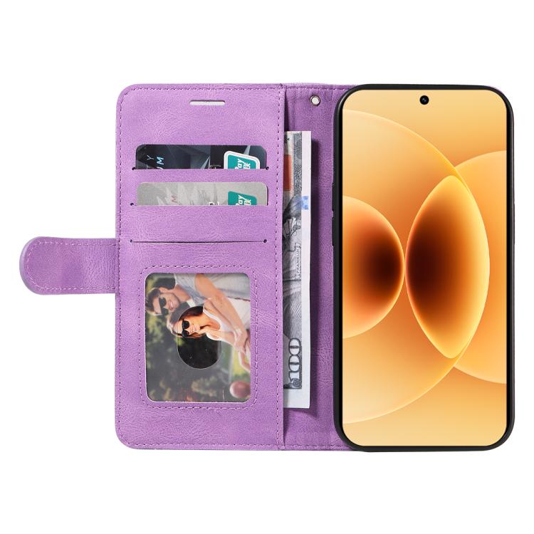 For Xiaomi 17 Dual-color Splicing Flip Leather Phone Case
