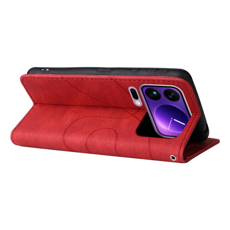 For Xiaomi 17 Pro Max Dual-color Splicing Flip Leather Phone Case