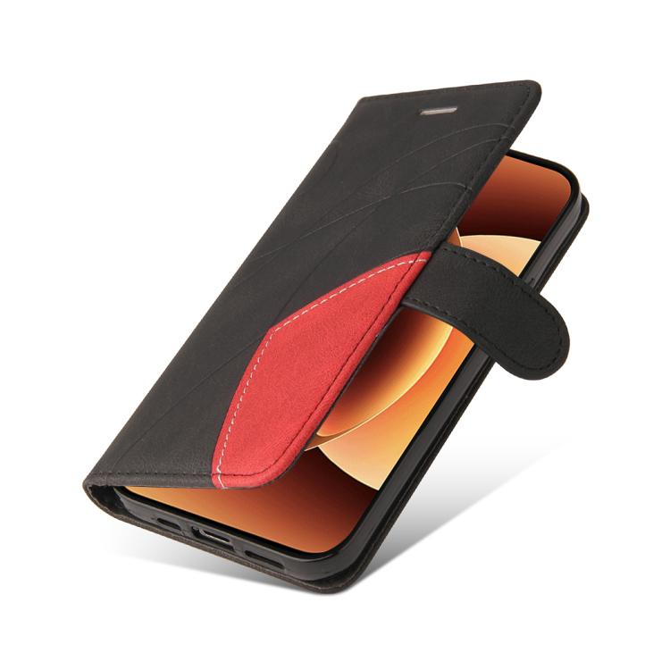 For Xiaomi 17 Pro Max Dual-color Splicing Flip Leather Phone Case