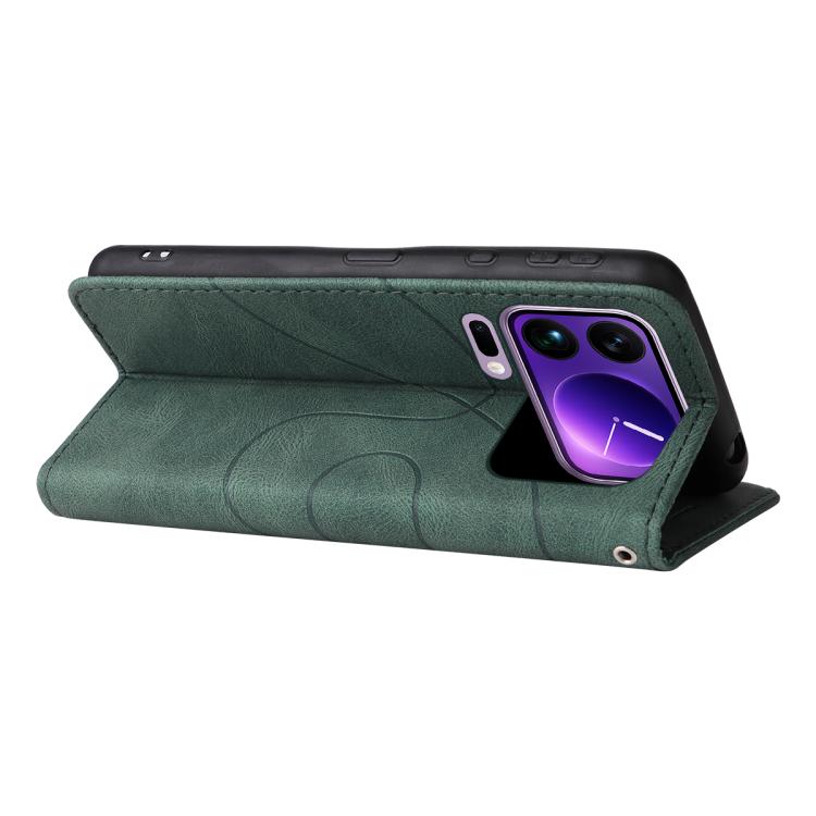 For Xiaomi 17 Pro Max Dual-color Splicing Flip Leather Phone Case