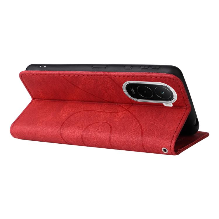 For Xiaomi Poco M7 4G 171mm Dual-color Splicing Flip Leather Phone Case