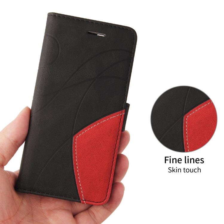 For Xiaomi Poco X8 Pro Max 5G Dual-color Splicing Flip Leather Phone Case