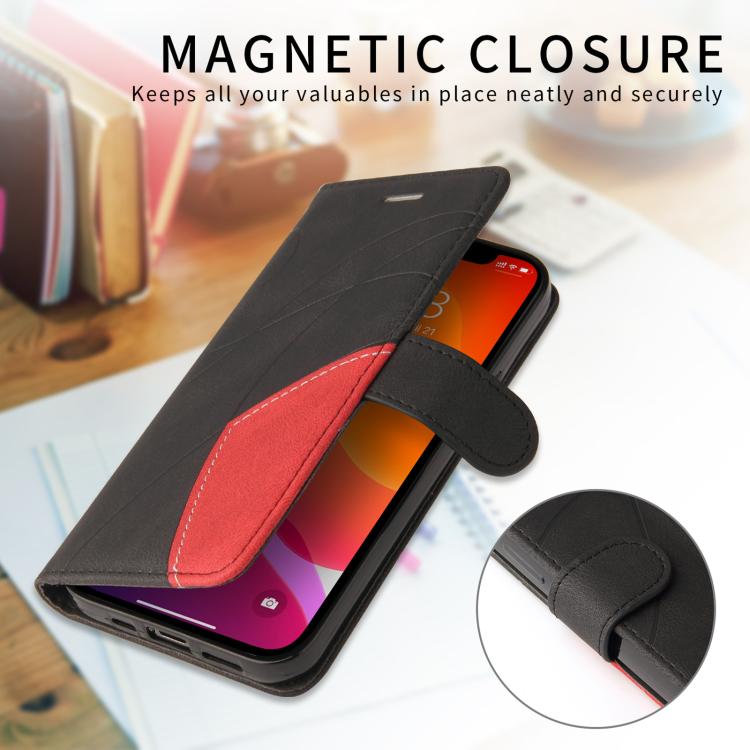 For Xiaomi 17 Ultra Dual-color Splicing Flip Leather Phone Case