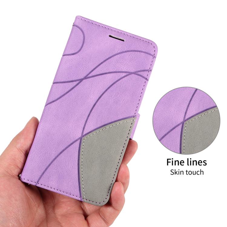 For Xiaomi 17 Ultra Dual-color Splicing Flip Leather Phone Case