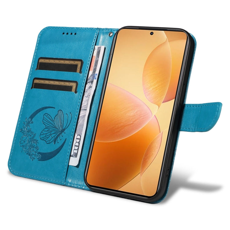 For Xiaomi 14T Pro Swallowtail Butterfly Embossed Leather Phone Case