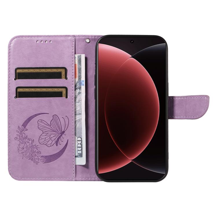 For Xiaomi 15 Ultra 5G Global Swallowtail Butterfly Embossed Leather Phone Case