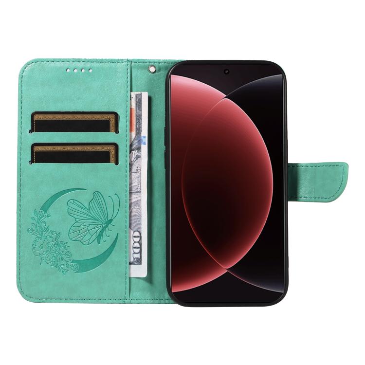 For Xiaomi 15 Ultra 5G Global Swallowtail Butterfly Embossed Leather Phone Case