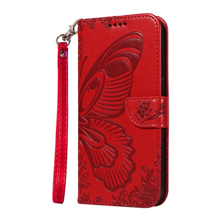 For Xiaomi Poco M6 Pro 4G Global Swallowtail Butterfly Embossed Leather Phone Case