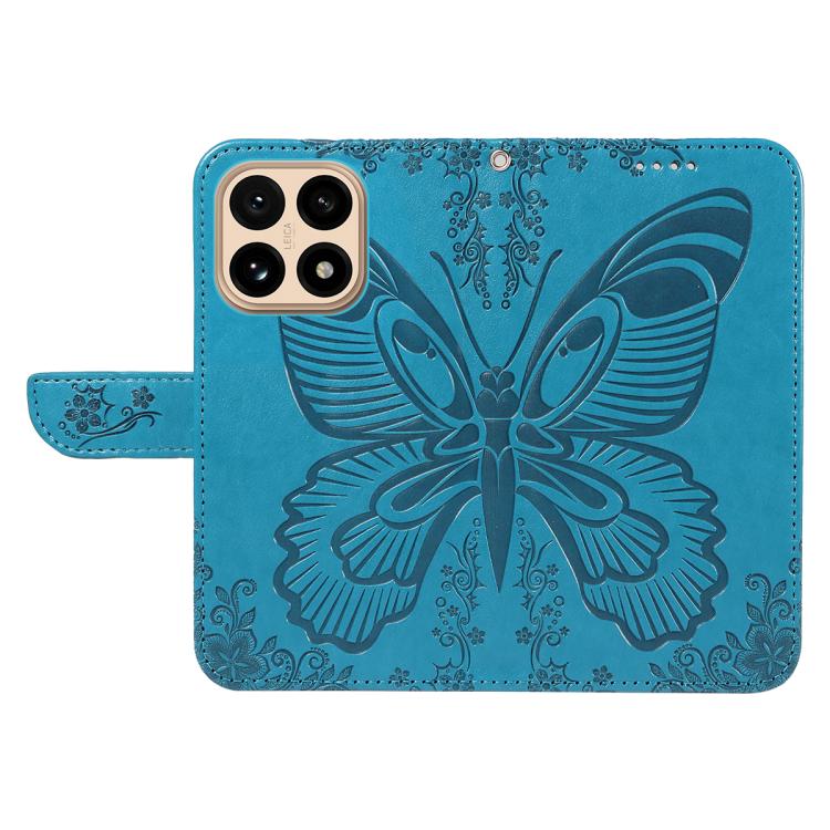 For Xiaomi 15T 5G Swallowtail Butterfly Embossed Leather Phone Case