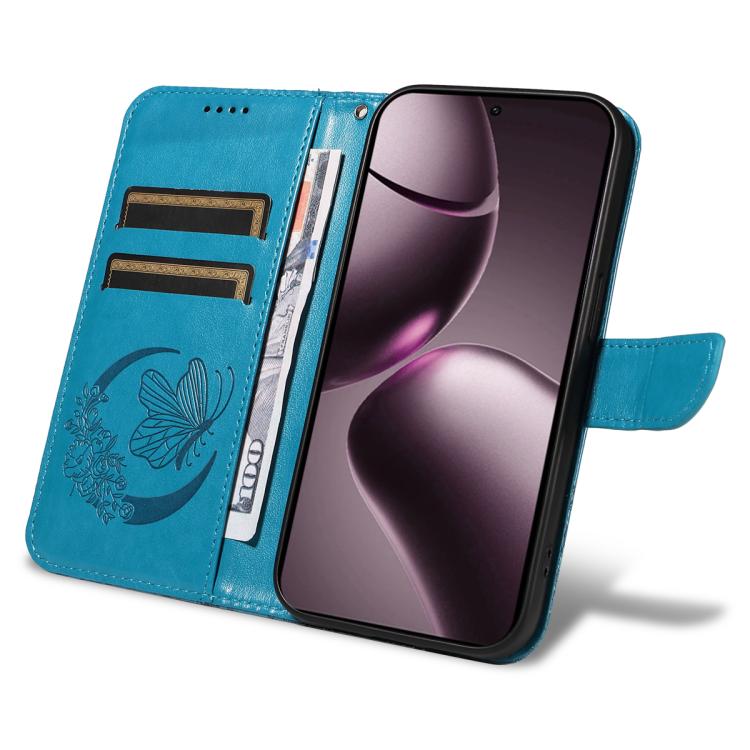 For Xiaomi 15T 5G Swallowtail Butterfly Embossed Leather Phone Case