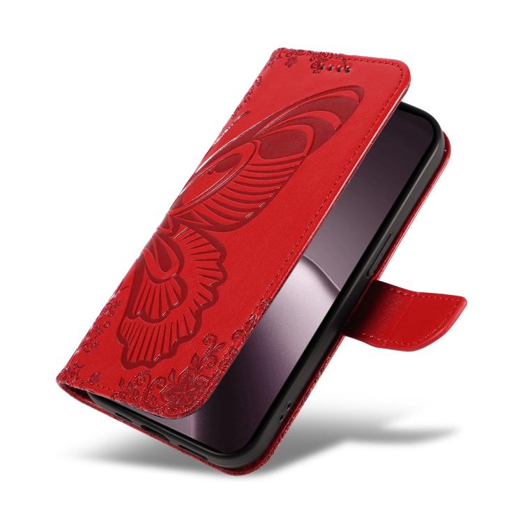 For Xiaomi 15T 5G Swallowtail Butterfly Embossed Leather Phone Case