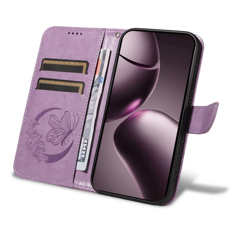 For Xiaomi 15T 5G Swallowtail Butterfly Embossed Leather Phone Case
