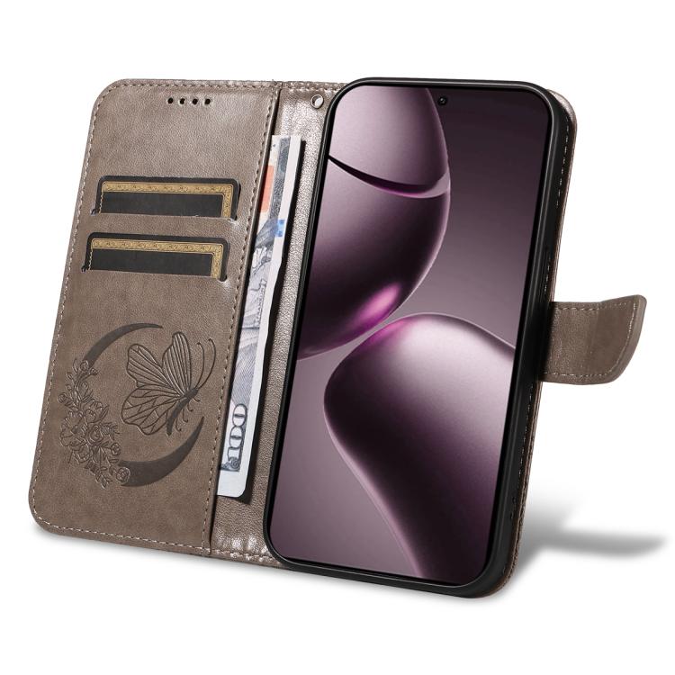 For Xiaomi 15T 5G Swallowtail Butterfly Embossed Leather Phone Case