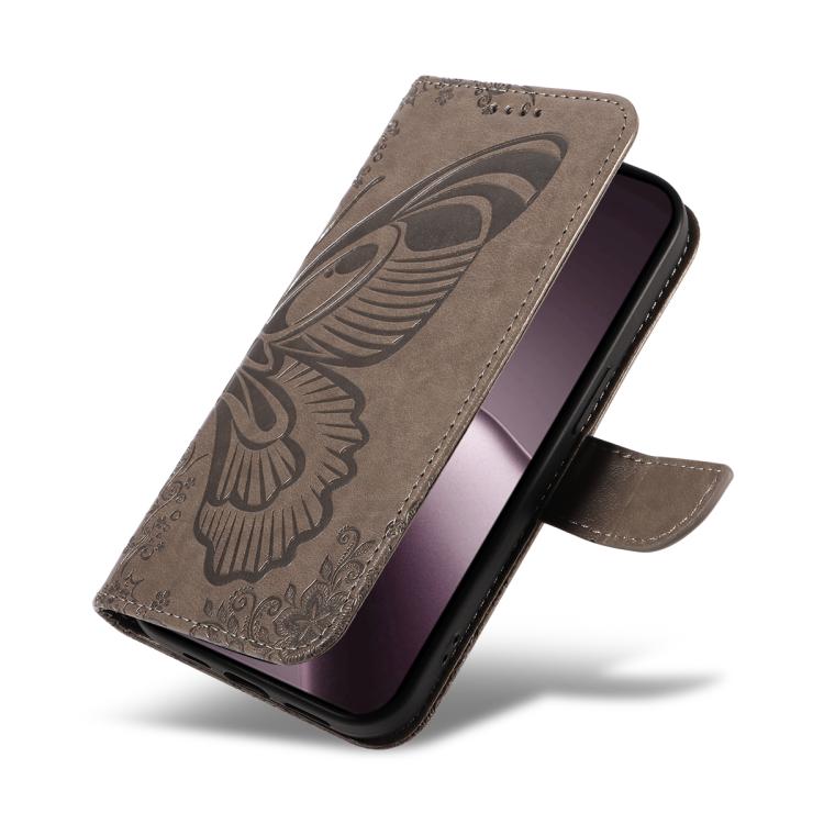 For Xiaomi 15T 5G Swallowtail Butterfly Embossed Leather Phone Case