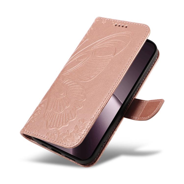 For Xiaomi 15T 5G Swallowtail Butterfly Embossed Leather Phone Case