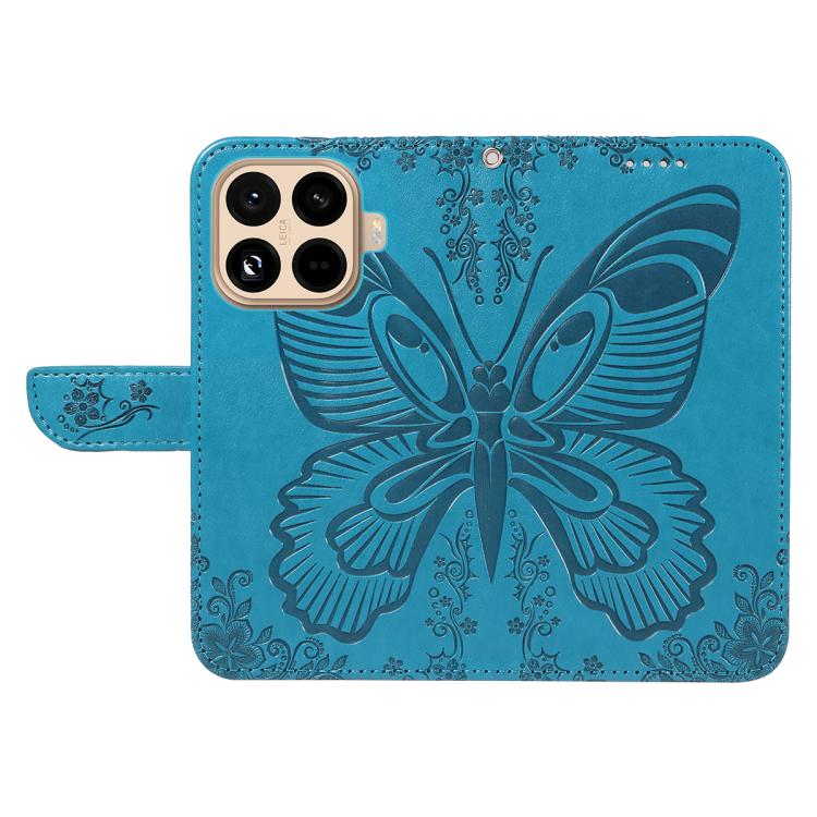 For Xiaomi 15T Pro 5G Swallowtail Butterfly Embossed Leather Phone Case