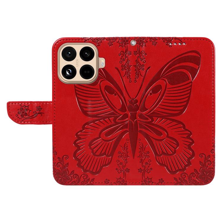 For Xiaomi 15T Pro 5G Swallowtail Butterfly Embossed Leather Phone Case