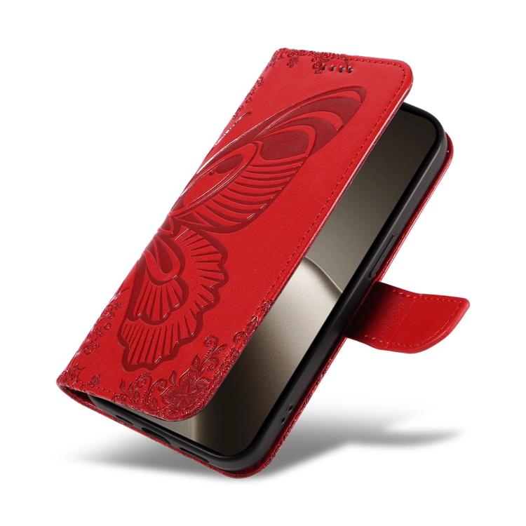 For Xiaomi 15T Pro 5G Swallowtail Butterfly Embossed Leather Phone Case