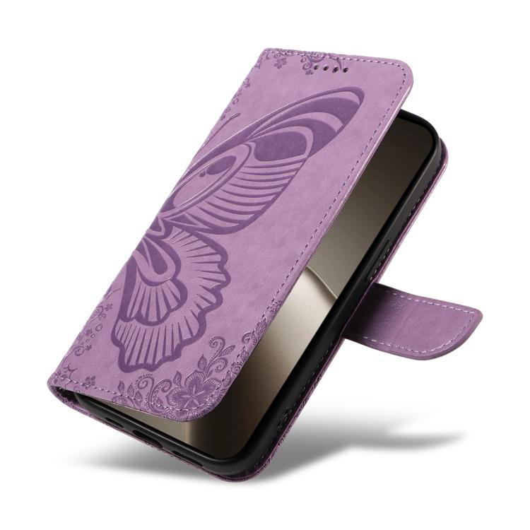 For Xiaomi 15T Pro 5G Swallowtail Butterfly Embossed Leather Phone Case