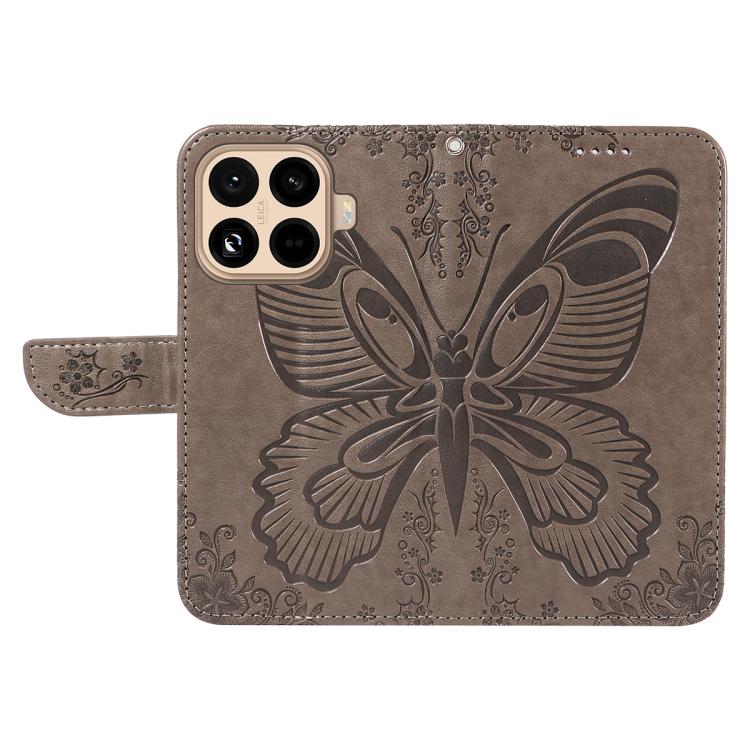 For Xiaomi 15T Pro 5G Swallowtail Butterfly Embossed Leather Phone Case
