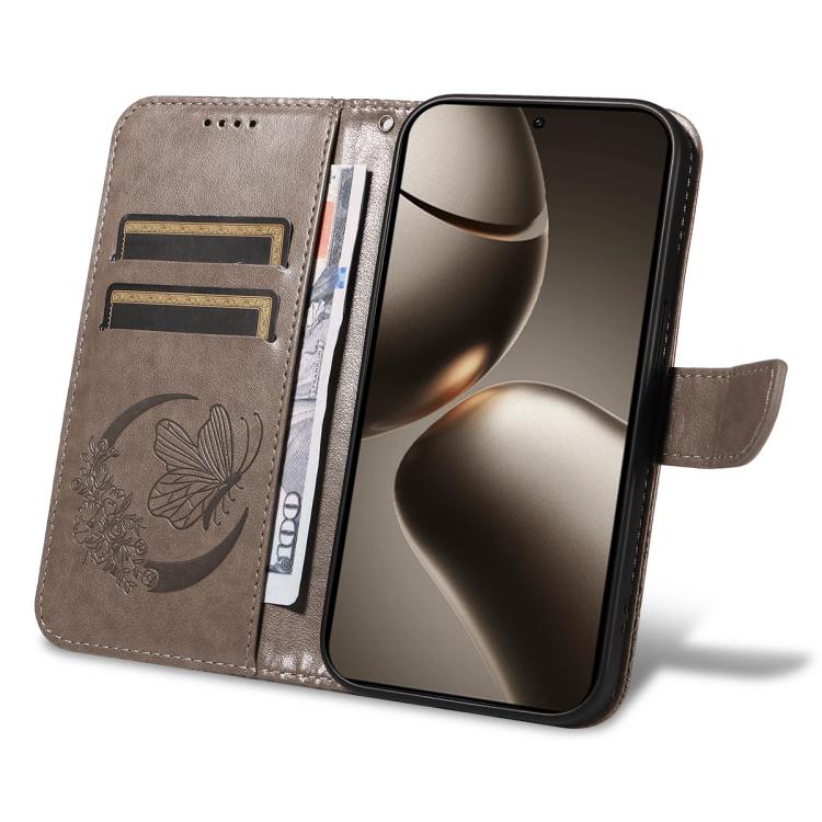 For Xiaomi 15T Pro 5G Swallowtail Butterfly Embossed Leather Phone Case