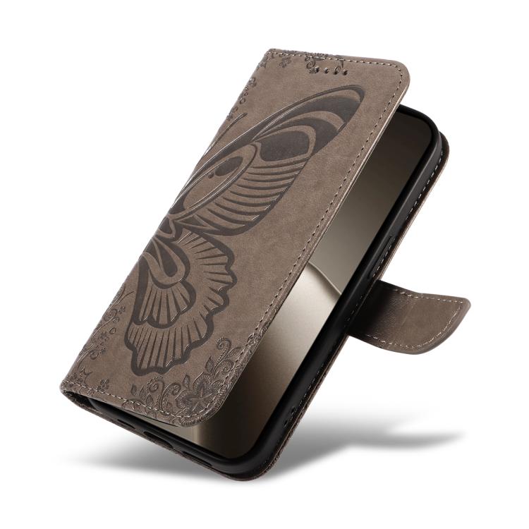 For Xiaomi 15T Pro 5G Swallowtail Butterfly Embossed Leather Phone Case