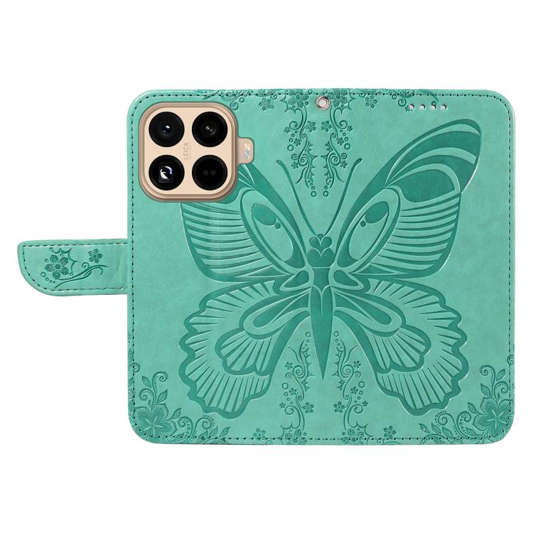 For Xiaomi 15T Pro 5G Swallowtail Butterfly Embossed Leather Phone Case