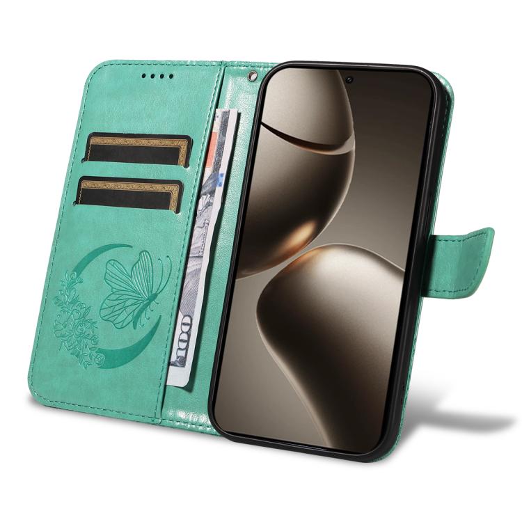 For Xiaomi 15T Pro 5G Swallowtail Butterfly Embossed Leather Phone Case