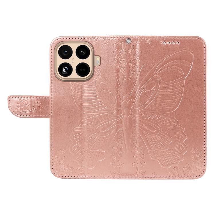 For Xiaomi 15T Pro 5G Swallowtail Butterfly Embossed Leather Phone Case