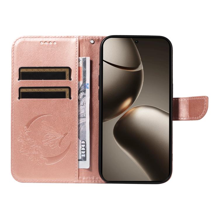For Xiaomi 15T Pro 5G Swallowtail Butterfly Embossed Leather Phone Case