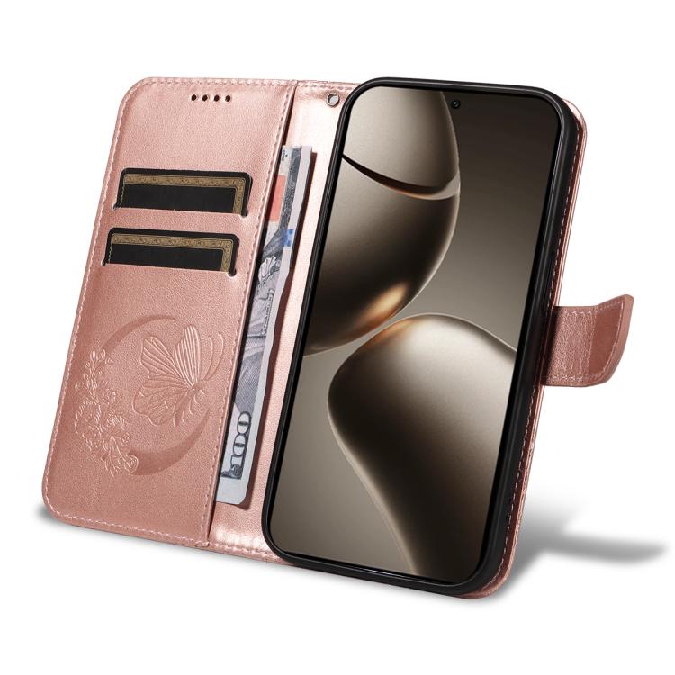 For Xiaomi 15T Pro 5G Swallowtail Butterfly Embossed Leather Phone Case