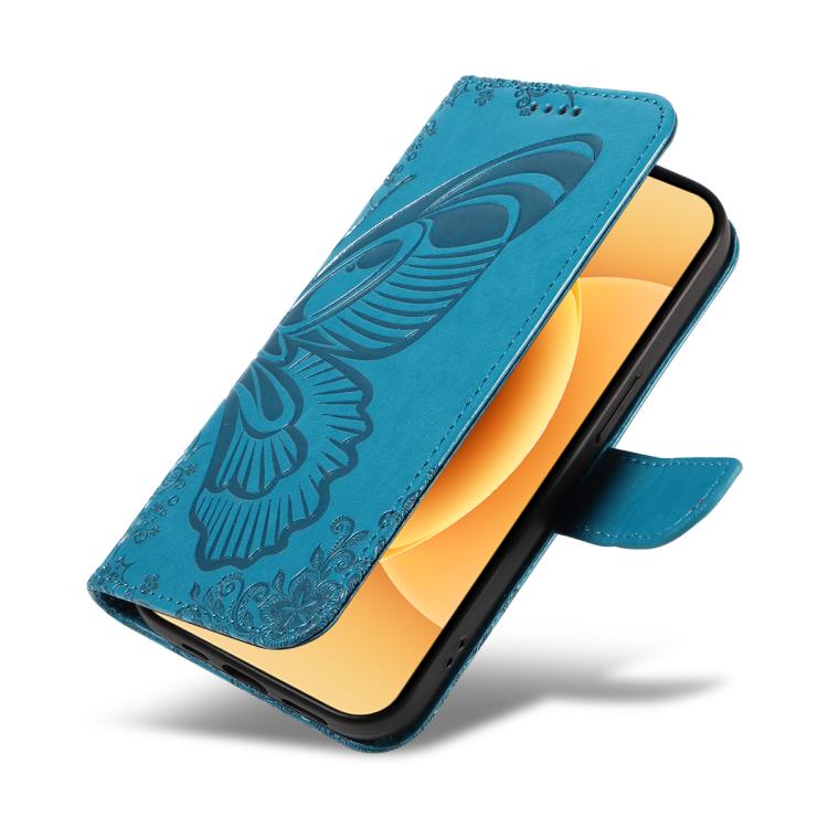 For Xiaomi 17 Swallowtail Butterfly Embossed Leather Phone Case