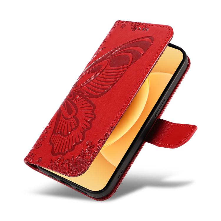 For Xiaomi 17 Swallowtail Butterfly Embossed Leather Phone Case