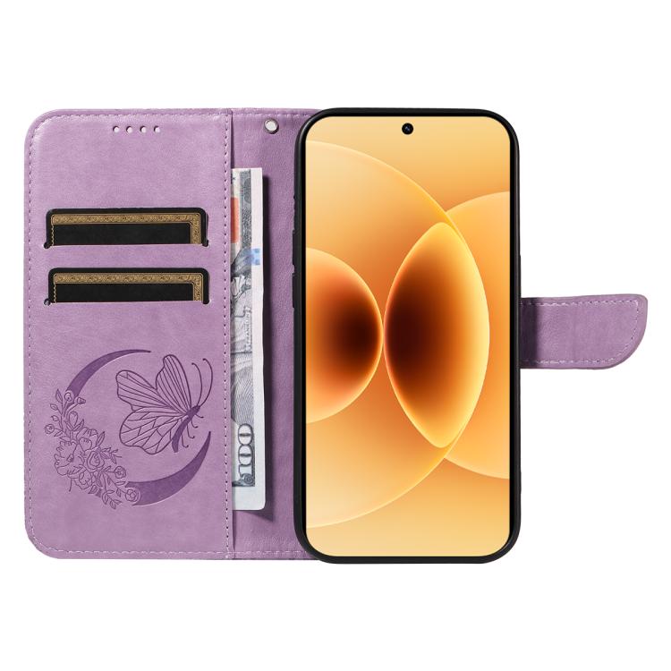 For Xiaomi 17 Swallowtail Butterfly Embossed Leather Phone Case