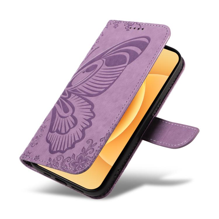 For Xiaomi 17 Swallowtail Butterfly Embossed Leather Phone Case