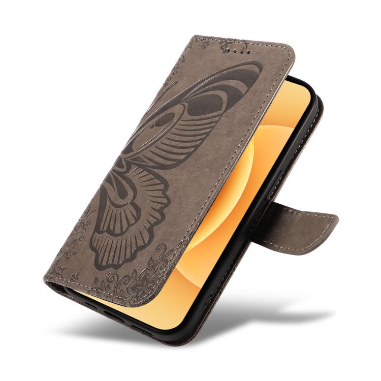 For Xiaomi 17 Swallowtail Butterfly Embossed Leather Phone Case