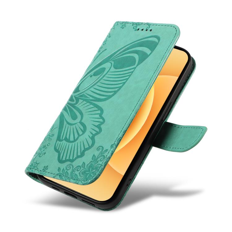 For Xiaomi 17 Swallowtail Butterfly Embossed Leather Phone Case