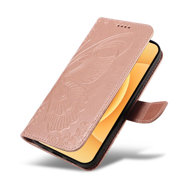 For Xiaomi 17 Swallowtail Butterfly Embossed Leather Phone Case