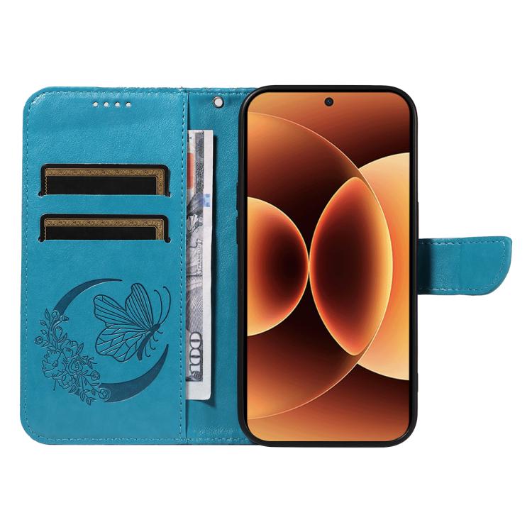 For Xiaomi 17 Pro Max Swallowtail Butterfly Embossed Leather Phone Case