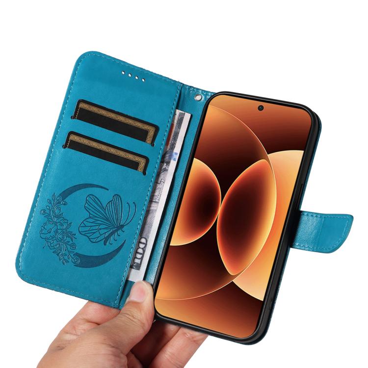 For Xiaomi 17 Pro Max Swallowtail Butterfly Embossed Leather Phone Case