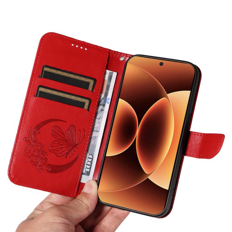 For Xiaomi 17 Pro Max Swallowtail Butterfly Embossed Leather Phone Case