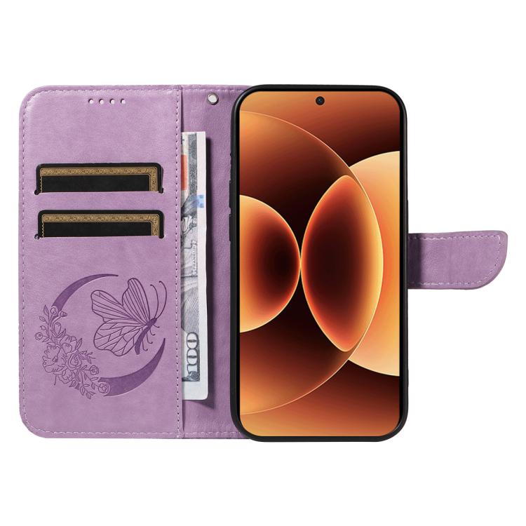 For Xiaomi 17 Pro Max Swallowtail Butterfly Embossed Leather Phone Case